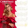 10 Pcs Christmas Face Glitter Speckles Patches, 5 Styles Winter Xmas Glitter Freckles Face Tattoo, Gold Sparkle Freckles Makeup Face Decoration (Set 1) view 1