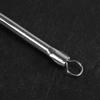 2pcs Silver Stainless Steel Blackhead Remover Cleaner Tool,Acne Blemish Needle Pimple Spot Extractor Pin,Blackhead and Blemish Removers,Skin Care Tools view 2