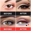 QIUFSSE 2PCS Red and Black Heart Stamp Eyeliner,Double-headed Liquid Eyeliner Stamp Pencil for Harley Costume Makeup,Long-lasting delineador de ojos Eye Liner Stamp Makeup view 3