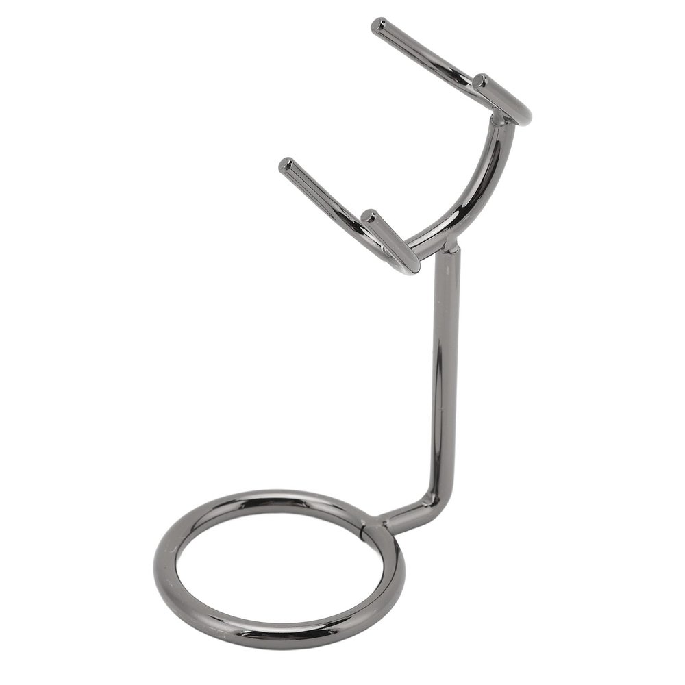Brrnoo Beard Trimmer Holder Rack, Shaving Brush Stand Stainless Steel Beard Trimmer Metal Rack for Brush and Beard Trimmer