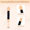 120PCS Eyeshadow Applicators with Organizer, Disposable Eyeshadow Sponge Brush Double-Sided, Multi-Purpose Makeup Tool view 3