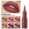 AMY'S DIARY Matte Crayon Lip Liner Lipstick Makeup, Precision Tip Matte Lip Crayon, Longwear Up To 24Hrs,Matt Lip Liner Make Up Smudge-Proof Lip Contour Waterproof for Women (Caramel Brulee, Regular) view 2