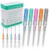 Catheter Piercing Needles Mixed 50Pcs Mixed Sizes 14/16/18/20/22 Gauge Piercing Needles Professional Hollow IV Catheter Needles for Ear Nose Lip Tongue Belly view 1