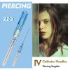 Catheter Piercing Needles - Rayyl 50Pcs Piercing Needles Mixed 22 Gauge IV Catheter Piercing Needles Disposable for Ear Nose Lip Tongue Belly Piercing Kit Piercing Supplies (22G-50pcs) view 3