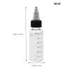 Hoement 16pcs Transparent Squeeze Bottles Scale for Liquids Refillable Applicator Bottles for Essential Oils Hair Dye Crafts Leak Design Easy Dispensing for Projects view 4