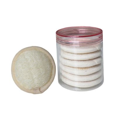 BIUDECO 10pcs Facial Skin Cleaning Pads Gentle Exfoliating Loofah Sponge Makeup for All Skin Types for Deep Cleansing and Daily Use