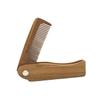 IWOWHERO 3pcs Mini Travel Comb Natural Verawood Beard Brush Hair Comb Fine Toothed for Men Women Boys and Girls Portable Hair Care Tool Gentle Scalp Massage Scratch Stylish view 2