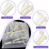 25PCS Piercing Clamps Kit - Usiriy 20PCS Piercing Forceps Disposable Piercing Clamps Septum Forceps and 5 Pairs of Gloves for Lip Navel Tongue Belly Ear Nose Piercing Kit Piercing Tools view 4