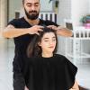 AOZUO 3pcs Makeup Capes, Makeup Apron for Clients Hair Cutting Shampoo Capes Shorty Barber Smock Hair Dye Capes with Adjustable Closure for Hair Beauty Salon Makeup Artist Accessories(Black) view 3