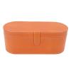 Travel Carrying Bag for Hair Styling Tools - Splash Proof & Scratch PU Leather Storage Bag, Portable Hair Dryer Organizer with Brush & Styler Compartment view 1