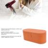 Travel Carrying Bag for Hair Styling Tools - Splash Proof & Scratch PU Leather Storage Bag, Portable Hair Dryer Organizer with Brush & Styler Compartment view 2