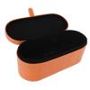 Travel Carrying Bag for Hair Styling Tools - Splash Proof & Scratch PU Leather Storage Bag, Portable Hair Dryer Organizer with Brush & Styler Compartment view 3