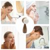 Double Sided Facial Brush | Manual Face Wash Brush, Stand Vertical Soft Bristle Facial Wash Brush Facial Brush for Delicate Dry Skins view 4