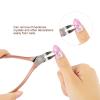 Cuticle Trimmer, Cuticle Cutter Nail Art Decorations Picker Nail Clipper Rhinestone Remover Nail Cutter Scissors for Fingernails and Toenails view 4
