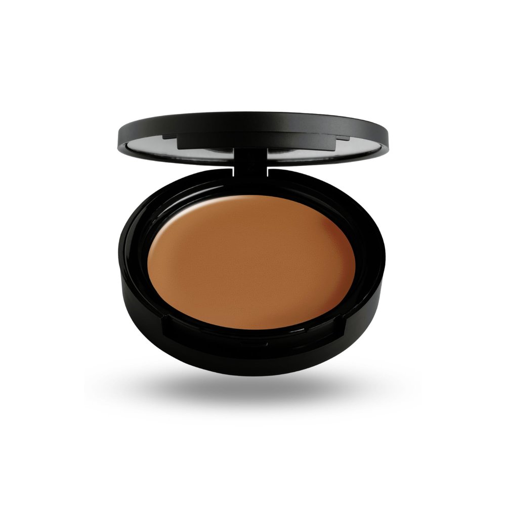 POISE Makeup HD Crme Foundation High-Definition Makeup | Medium to Full-Coverage Lightweight Hydrating Botanicals and Mineral-based Cruelty-free Foundation 11g, GOLDEN OLIVE