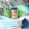 Japanese Hot Spring Bath Salt Onsen Thick Creamy Texture, Powder 600g (15 Baths) (Japanese Cypress) view 2