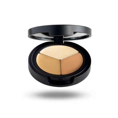 POISE Makeup HD Crme Corrector TRIO | Highly Pigmented Concealer Neutralizing Discolorations and Corrects Blemishes with Botanical and Earth Minerals, FAIR