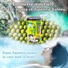 Japanese Hot Spring Bath Salt Onsen Thick Creamy Texture, Powder 600g (15 Baths) (Scent of Kabosu) view 2