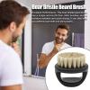 Beard care brush - Comfortable Round Grooming Brush, Portable vikingg Beard Brush with Handle | Facial Hair Styling Tool, Beard styling brush, Wooden Beard Brush suitable for Oil and Balm Application view 3
