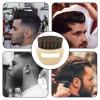 Beard care brush - Comfortable Round Grooming Brush, Portable vikingg Beard Brush with Handle | Facial Hair Styling Tool, Beard styling brush, Wooden Beard Brush suitable for Oil and Balm Application view 3