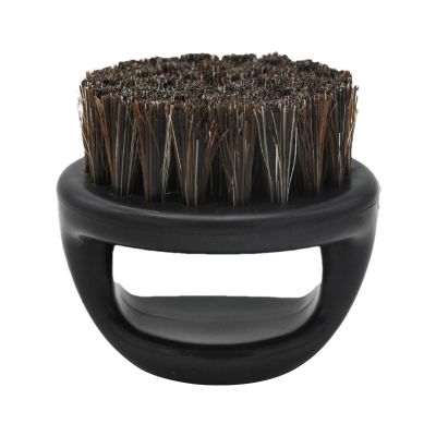 Boar Bristle Beard Brush - Comfortable Round Beard Brush, Portable vikingg Beard Brush With Handle | Beard Styling Brush, Facial Hair Styling, Round Wooden Beard Brush For Oil And Balm Application