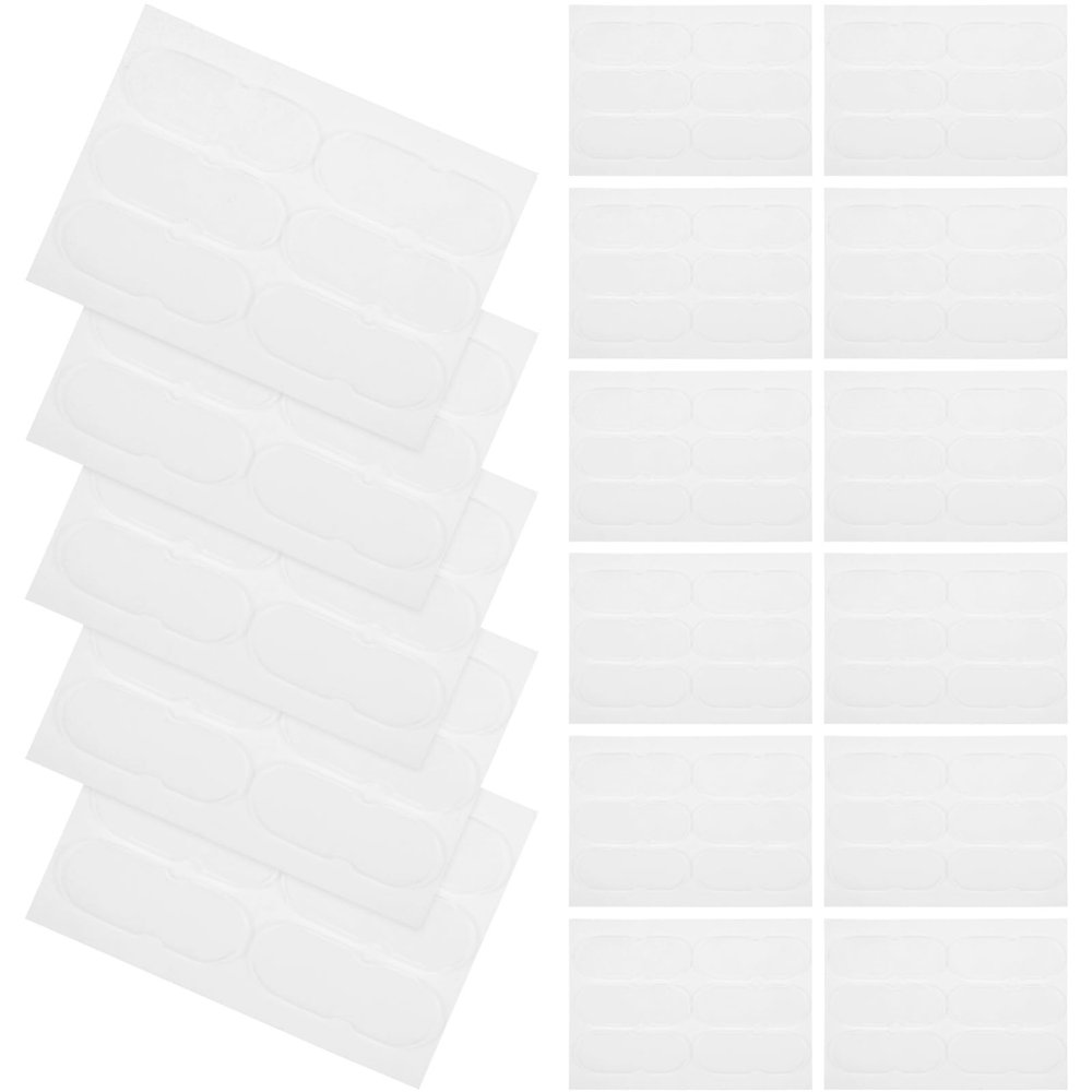 IWOWHERO 3sets Makeup Ear Patch for Earring Support Silicone Correction Stickers 60pcs*3