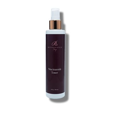 Butterscotch Skyn Niacinamide Toner - Botanical Face Mist with Rosewater, Vitamin B3 and Vitamin C