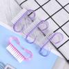 BIUDECO 4pcs Nail Scrub Brush Gentle Hand Cleaning Brushes Random Colors for Nails Hands Feet Handle for Convenient Use view 3