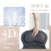 Bath Pillows for Tub Luxury, Bath Pillow for Head and Neck, Fit Bathtub Hot Tub Relaxing Gifts for Women, Comfort 4D Air Mesh Fabric & 6 Non-Slip Suction Cups (Gray) view 4