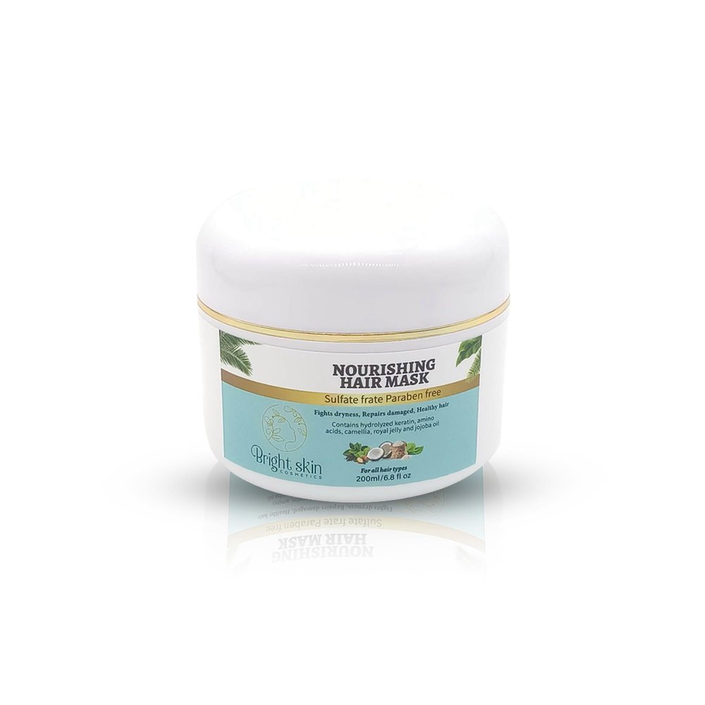 Bright Skin Nourishing Hair Mask - Revitalize & Hydrate Your Locks with Natural Ingredients for Silky