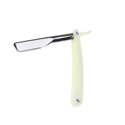 OHPHCALL 6pcs Manual Beard Shaver Holder for Men Classic Barber Razor Stand to Use Eyebrow and Hair Shaving Tool White No Cutting Tool Included