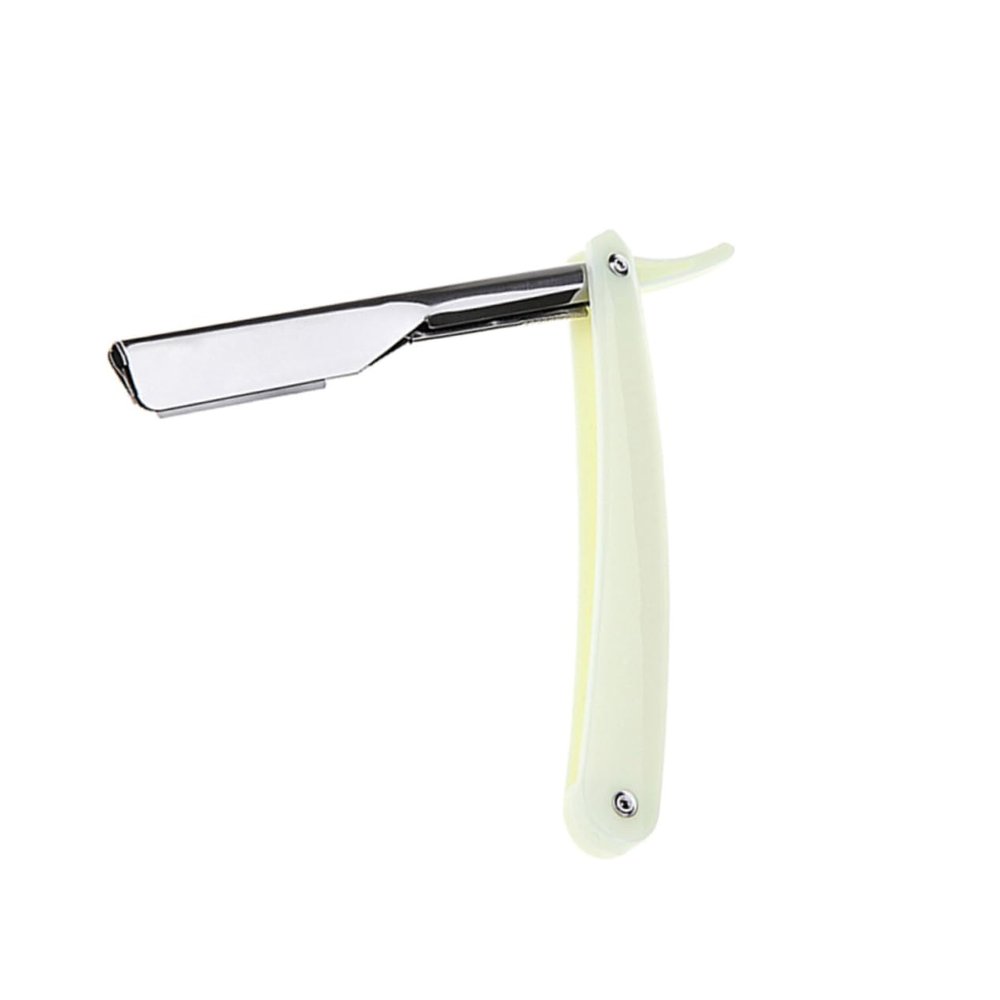 OHPHCALL 6pcs Manual Beard Shaver Holder for Men Classic Barber Razor Stand to Use Eyebrow and Hair Shaving Tool White No Cutting Tool Included