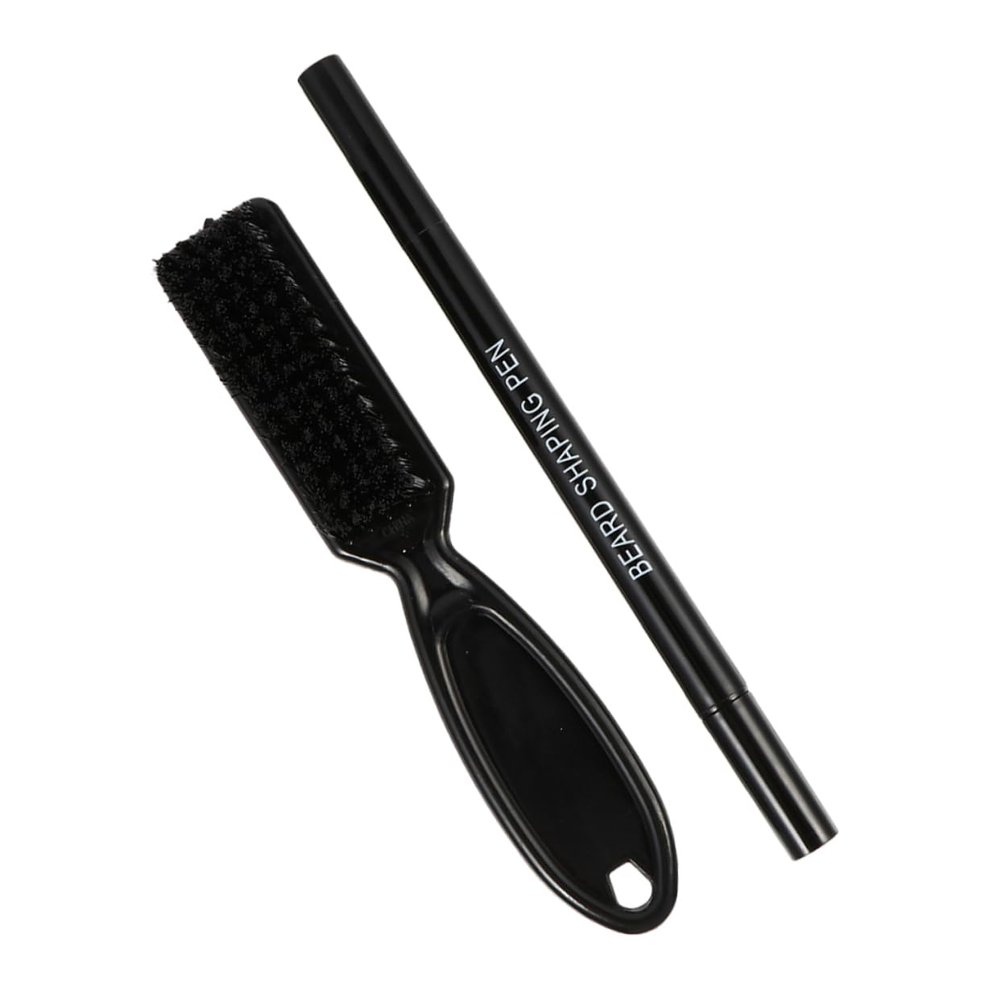 BIUDECO Men Beard Outline Filling Tool Beard Brush and Pen Easy to Use for Natural Filling Salon Quality