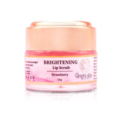 Bright Skin Cosmetics Brightening Lips Scrub - Exfoliating Skin Care for Smoother, Lighter Lips - Lip Scrub for Improved Lip Condition