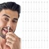 100Pcs Nose Wax Sticks for Men Women, Plastic Nasal Wax Applicators Disposable Nose Waxing Kit Nose Hair Remover for Painless Nostril And Eyebrow Hair Removal(White) view 1