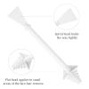 100Pcs Nose Wax Sticks for Men Women, Plastic Nasal Wax Applicators Disposable Nose Waxing Kit Nose Hair Remover for Painless Nostril And Eyebrow Hair Removal(White) view 3