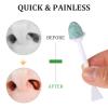 100Pcs Nose Wax Sticks for Men Women, Plastic Nasal Wax Applicators Disposable Nose Waxing Kit Nose Hair Remover for Painless Nostril And Eyebrow Hair Removal(White) view 4