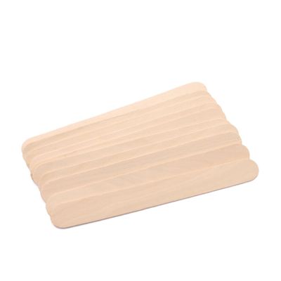 BUGUUYO Hair Removal Stick Set 100pcs Beauty Care Rod Unhairing Tool Wood Spatula Scrubber for Adults