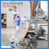 Electric Spin Scrubber, Cordless Cleaning Brush 6 Replaceable Brush Heads, 2H Power Dual Speed, Shower Scrubber with IPX7 Waterproof Extension Handle for Bathroom Tub Tile Floor Car, A-YA-1 view 3
