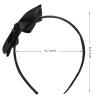 Narsikar Bow Headband for Women and Girls, Large Fashion Hair Band Cute Black Bow Headband Hair Accessories (Black, Free Size) view 2