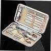 ADOCARN Professional Nail Art Tools Kit Cuticle Remover Nail Cutter Trimmer Set view 3