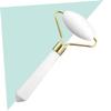 ADOCARN 1pc Natural White Jade Roller Facial Massage Tool Lightweight Skin Care for Puffiness Relief Easy to Use Travel for Face and Eye Care view 3