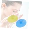 ADOCARN 2pcs Silicone Face Brush Face Cleanser Scrubber Non-Slip Handle Soft Facial Brush Pad for view 4