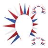 BESTonZON 3pcs Patriotic Hair Headbands for Women Independence Day Costume Accessories Unique Statue of Liberty Design Comfortable Fit for Fourth of July Parties and Memorial Day view 1