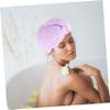 Gogogmee 3pcs Hair Drying Towel Cap Absorbent Fleece Soft Hair Towel Wrap for Quick Dry view 4