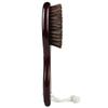 Gogogmee Dense Wool Beard Brush Curved Handle Dark Red Shower Brush for Men and Boys and Girls for Grooming and Cleaning Facial Hair Compatible Organic Oils and Moisturizers view 1