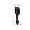 Gogogmee Dense Wool Beard Brush Curved Handle Dark Red Shower Brush for Men and Boys and Girls for Grooming and Cleaning Facial Hair Compatible Organic Oils and Moisturizers view 2