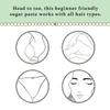 Greenhaus Deco. Boutique Sugar Paste - Firm Beginner Friendly Sugar Wax Hair Removal at Home (5 oz. Sugar Paste) view 2