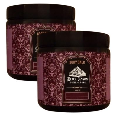 Black Canyon Blackberry & Tangerine Scented Body Balm with Jojoba Oil, 16 Oz (2 Pack)