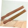 Baluue 2pcs Leather Strop Set Pure Polishing Cloth for Sharpening Straight Blades Tool for Woodworking for Barber Shops Personal Use view 3